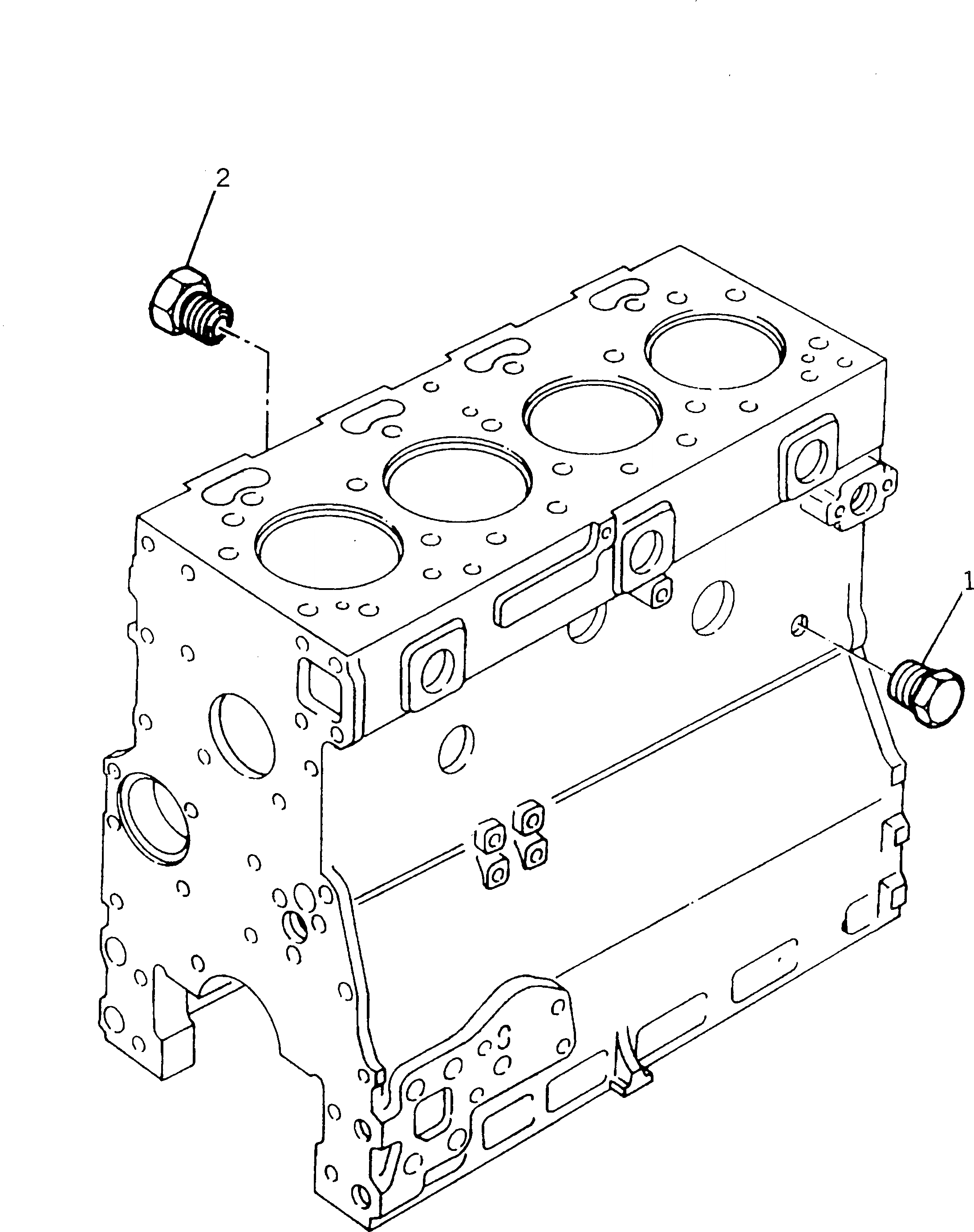 Схема запчастей Komatsu 1004-4TLR - РАДИАТОР И COWLING БЛОК ЦИЛИНДРОВ