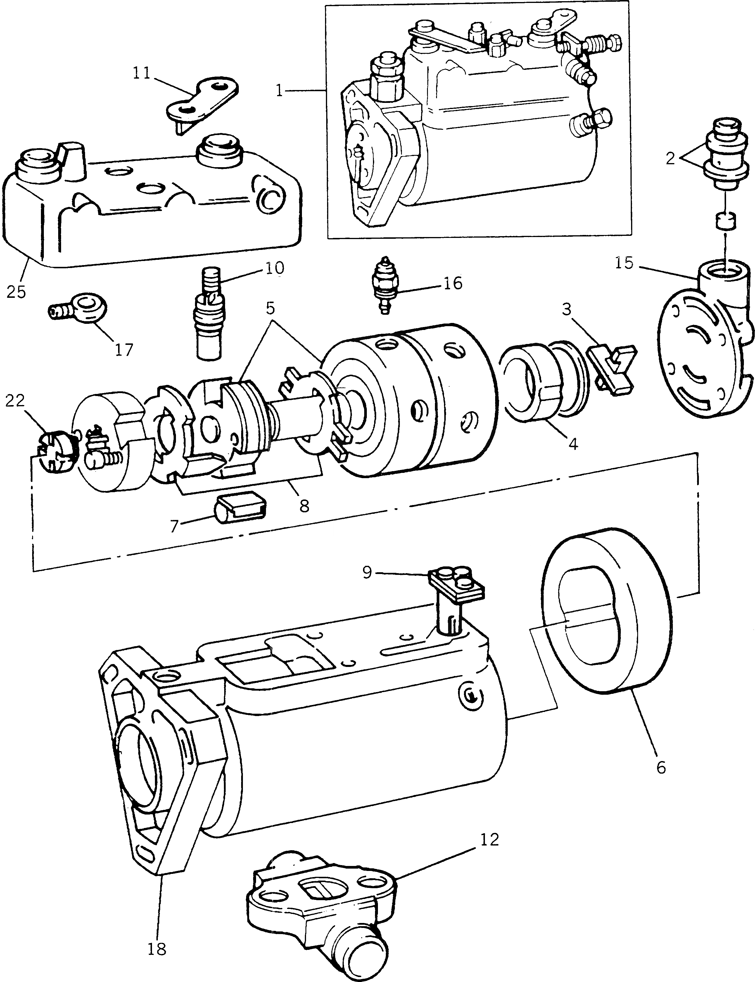 Схема запчастей Komatsu 1004-4TLR - ТОПЛ. НАСОС ТОПЛИВН. СИСТЕМА