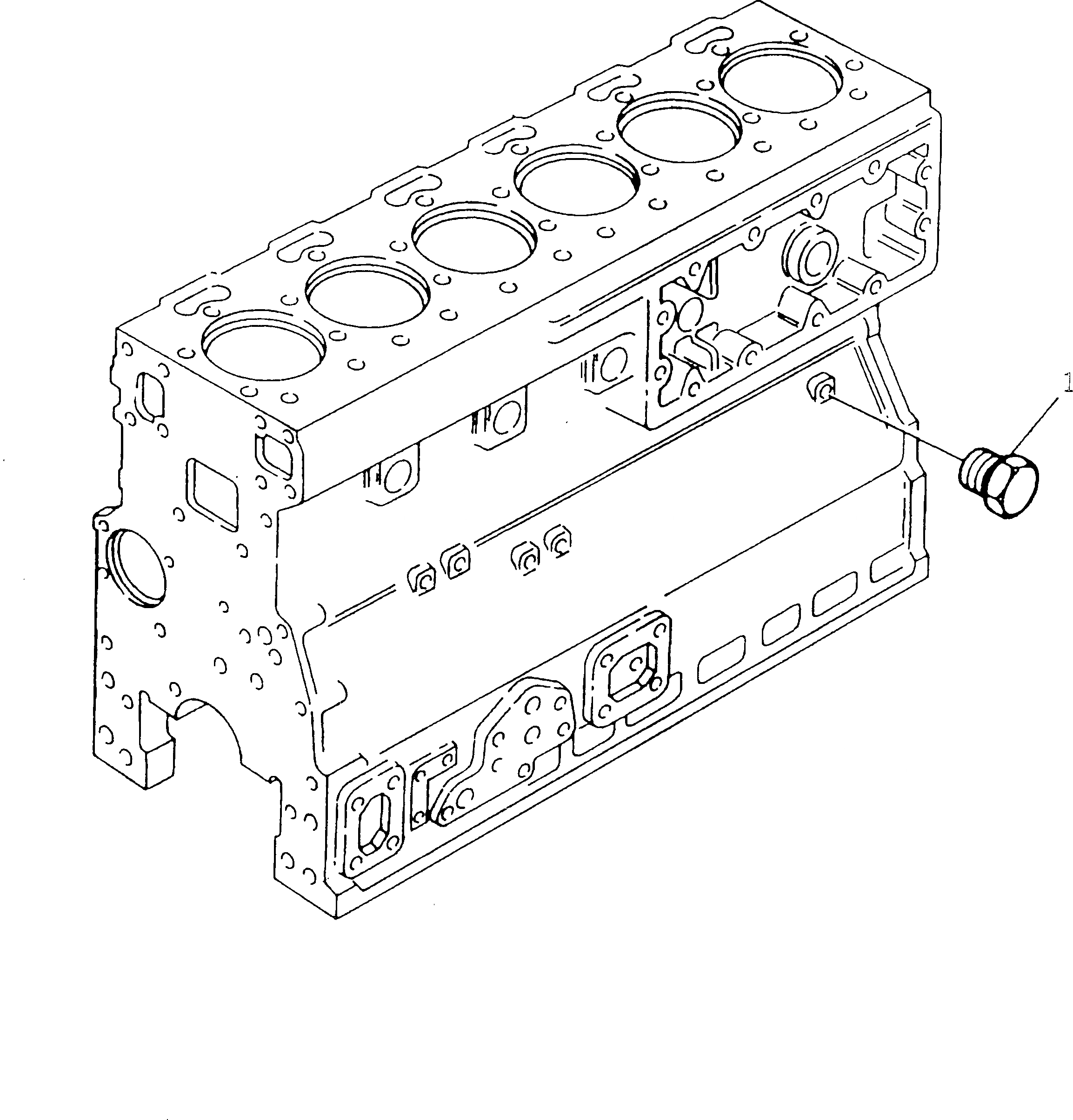 Схема запчастей Komatsu 1006-6TLR - РАДИАТОР И COWLING БЛОК ЦИЛИНДРОВ