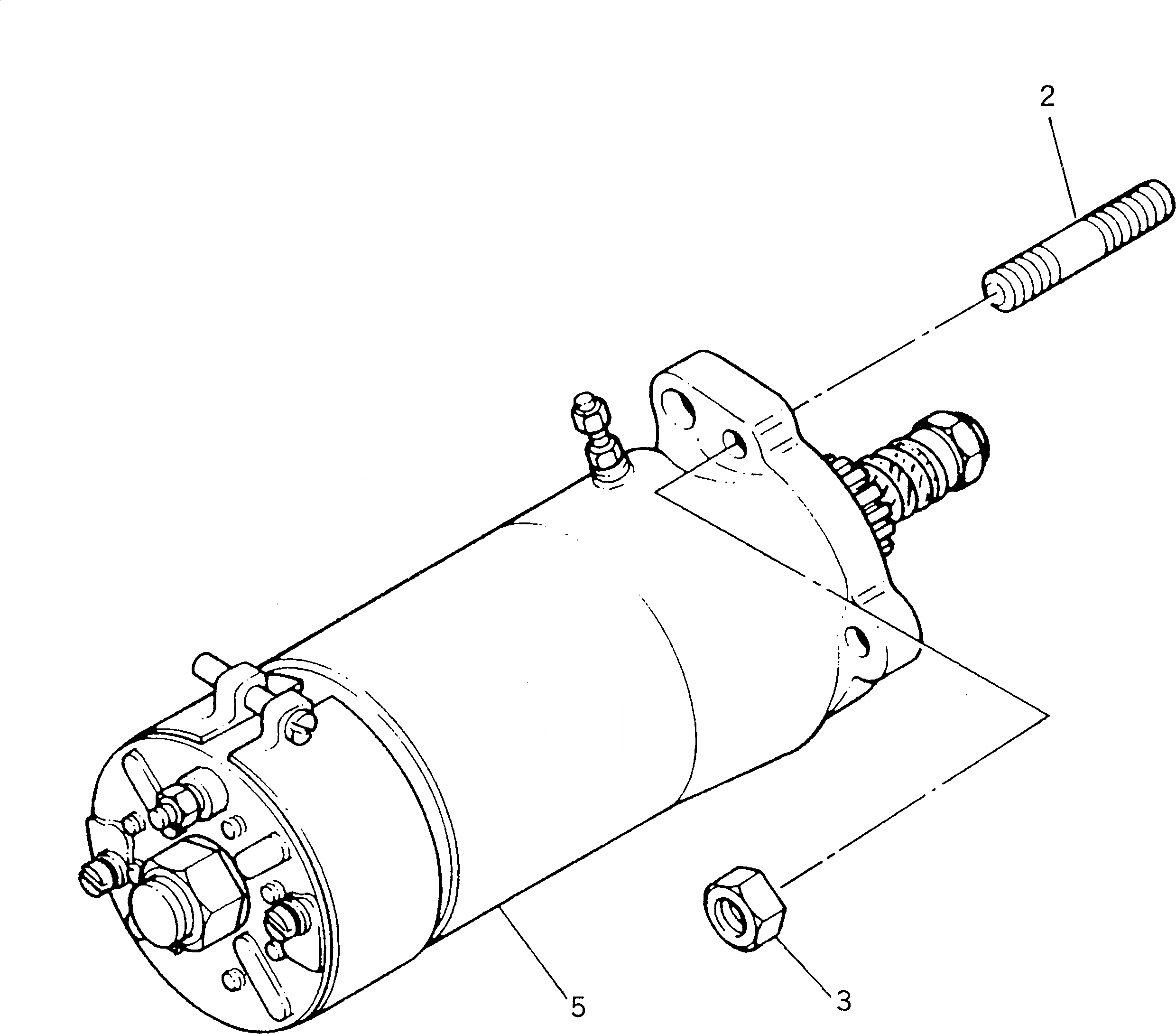 Схема запчастей Komatsu 1006-6TLR2-PW - STARTINGING МОТОР И КРЕПЛЕНИЕ ЭЛЕКТРИКА