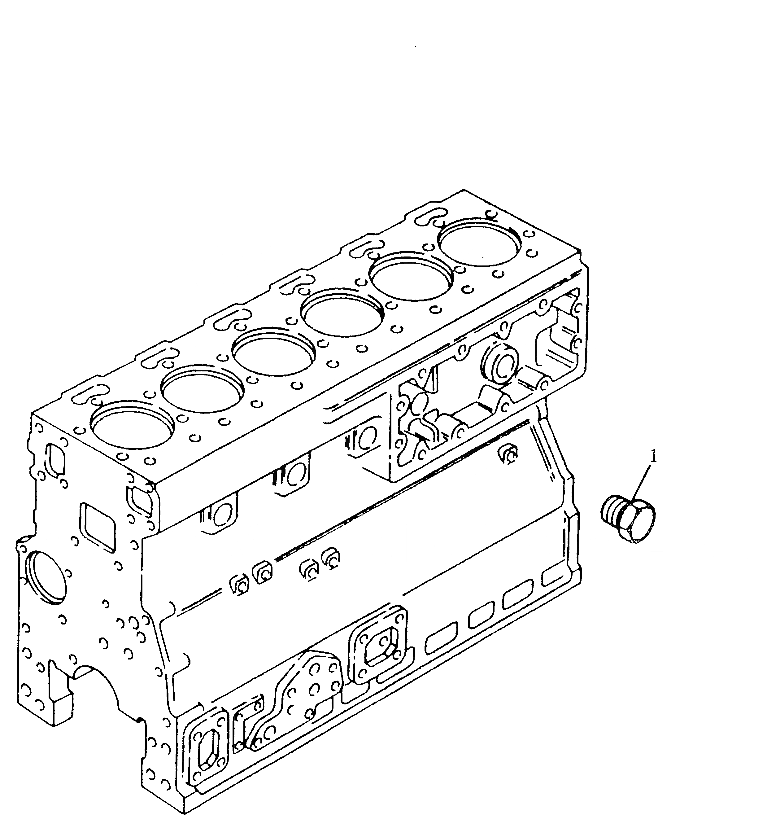 Схема запчастей Komatsu 1006-6T-B - РАДИАТОР И COWLING(№UU-) БЛОК ЦИЛИНДРОВ