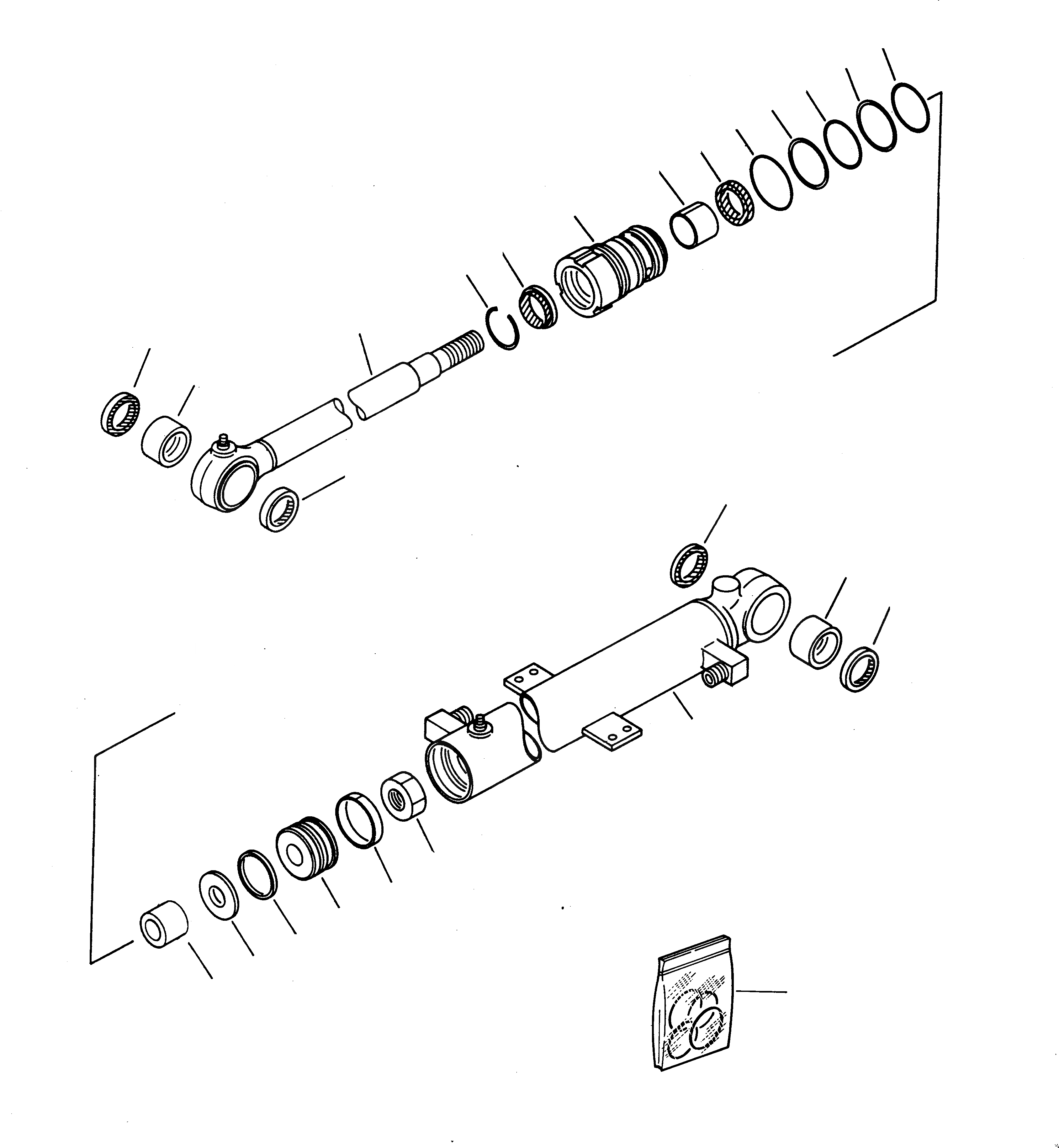 Схема запчастей Komatsu 212 - ЦИЛИНДР СТРЕЛЫ(УДЛИНН. STROKE) ОПЦ.AL (С НАВЕСОМ) РАБОЧЕЕ ОБОРУДОВАНИЕ