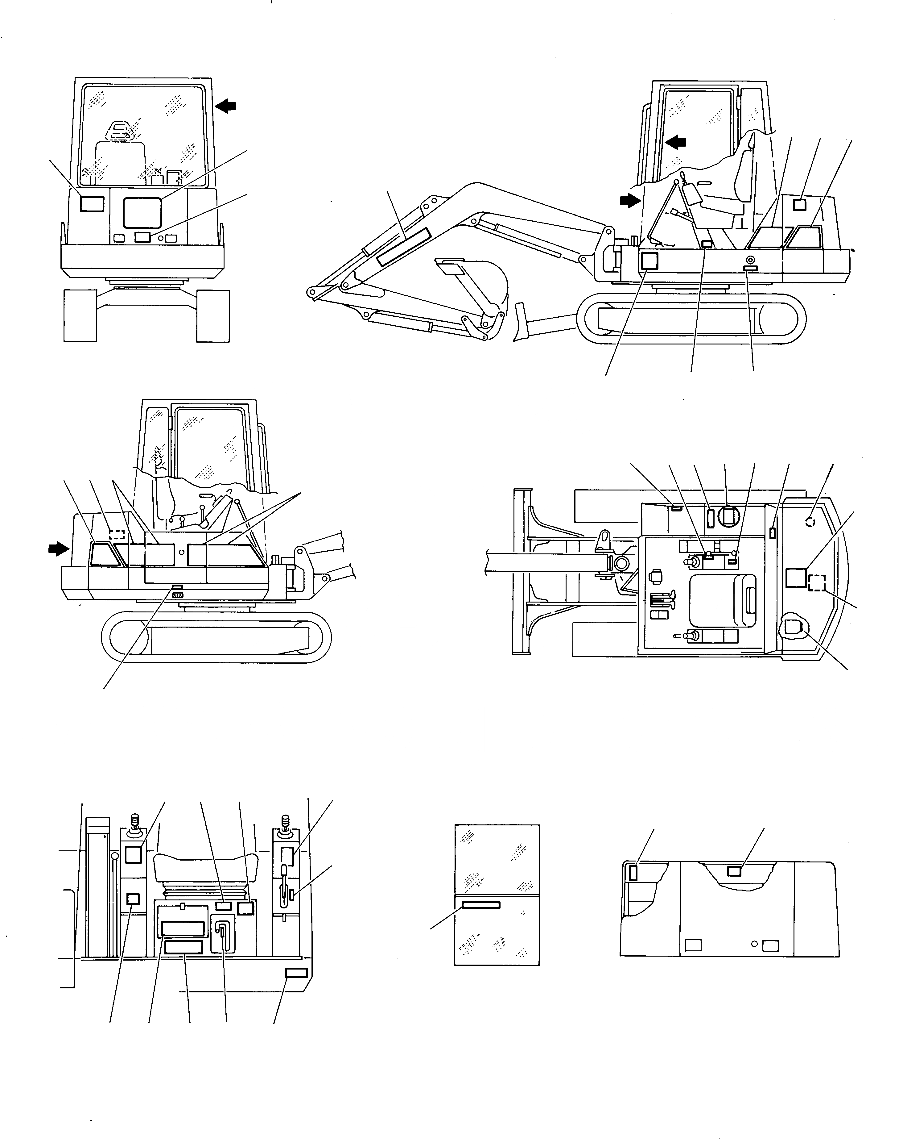 Схема запчастей Komatsu 235 - МАРКИРОВКА (ITALY) МАРКИРОВКА