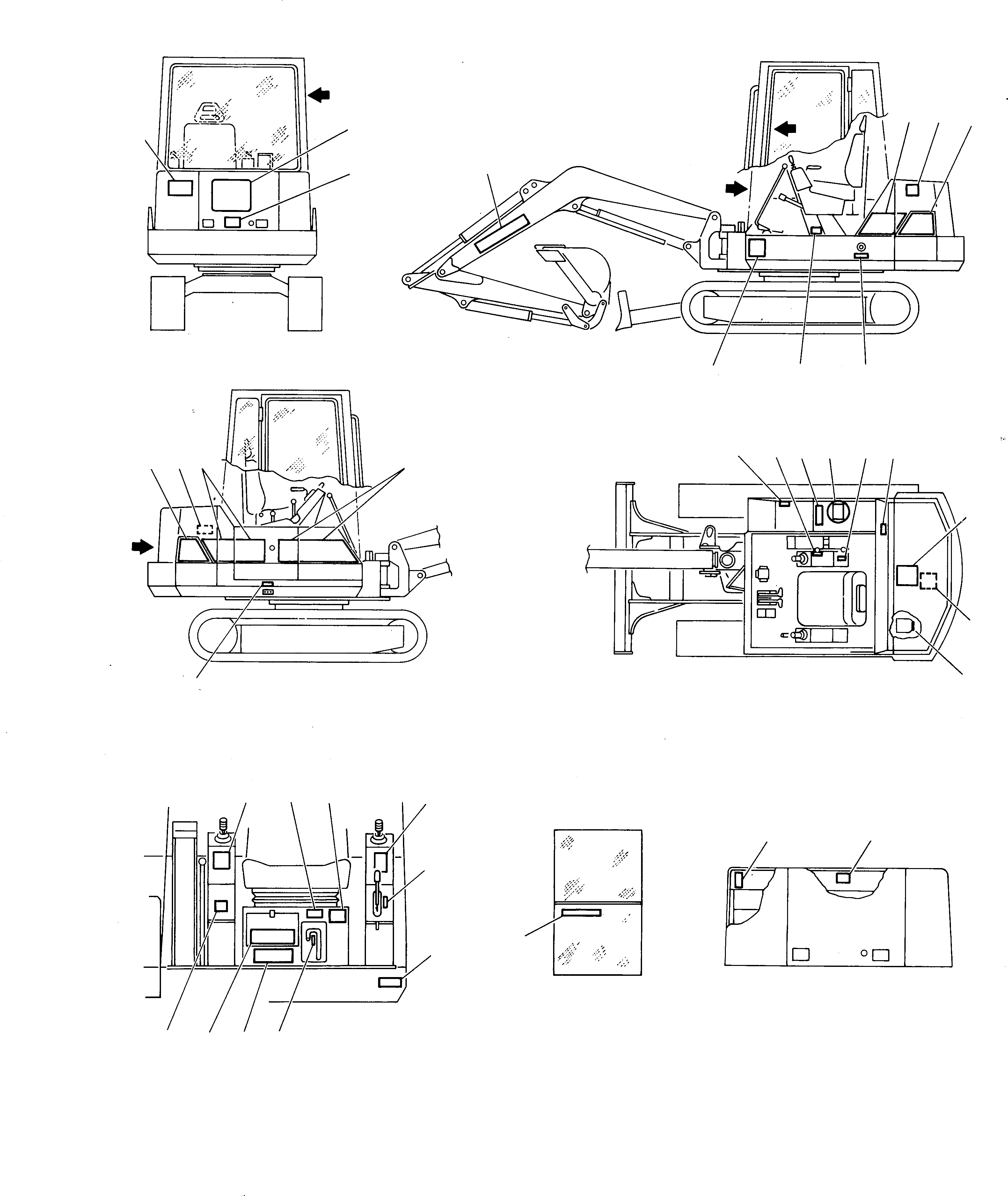 Схема запчастей Komatsu 235 - МАРКИРОВКА (ЕСКАНАТ) МАРКИРОВКА