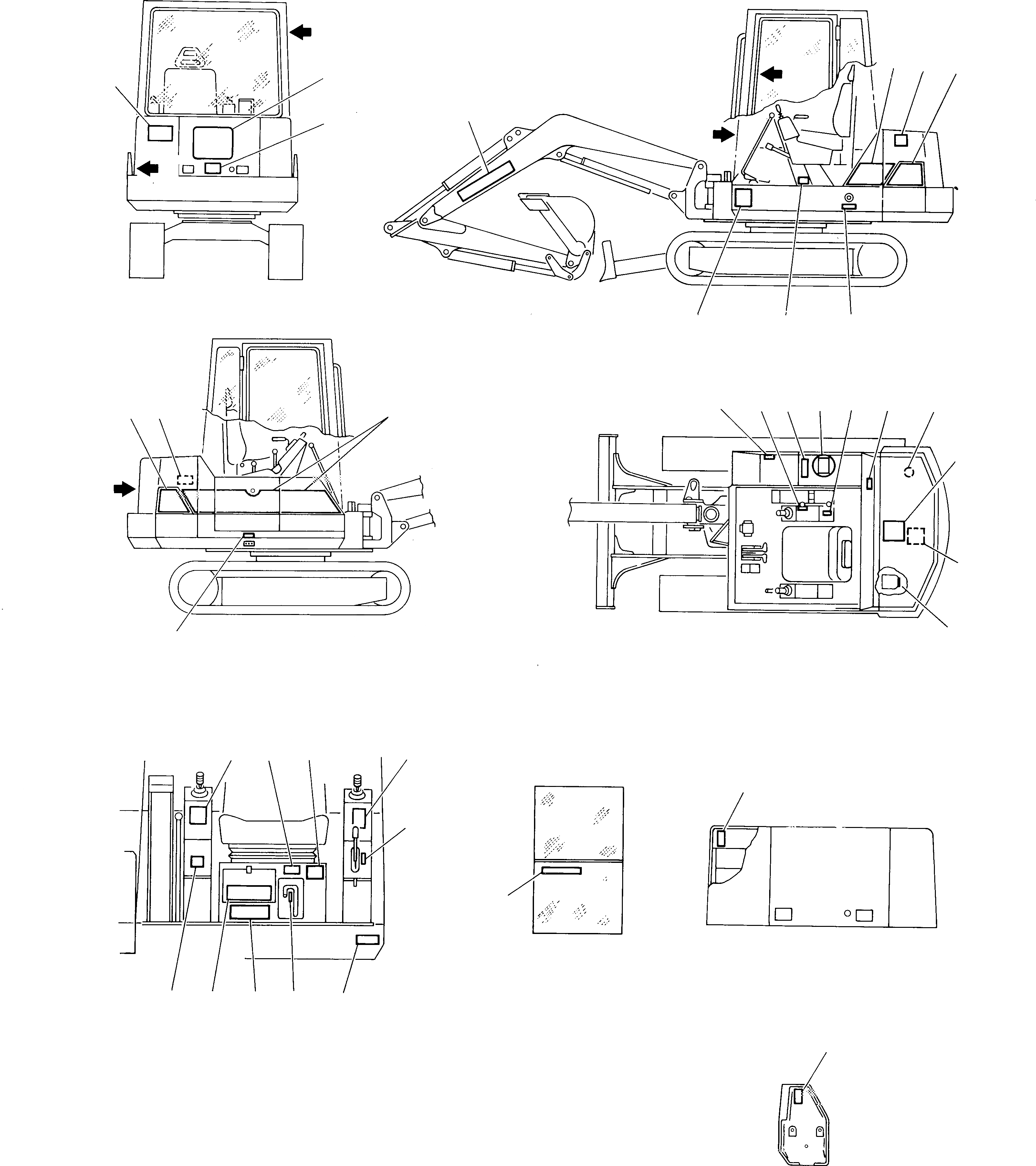 Схема запчастей Komatsu 245 - МАРКИРОВКА (FRANCE) МАРКИРОВКА