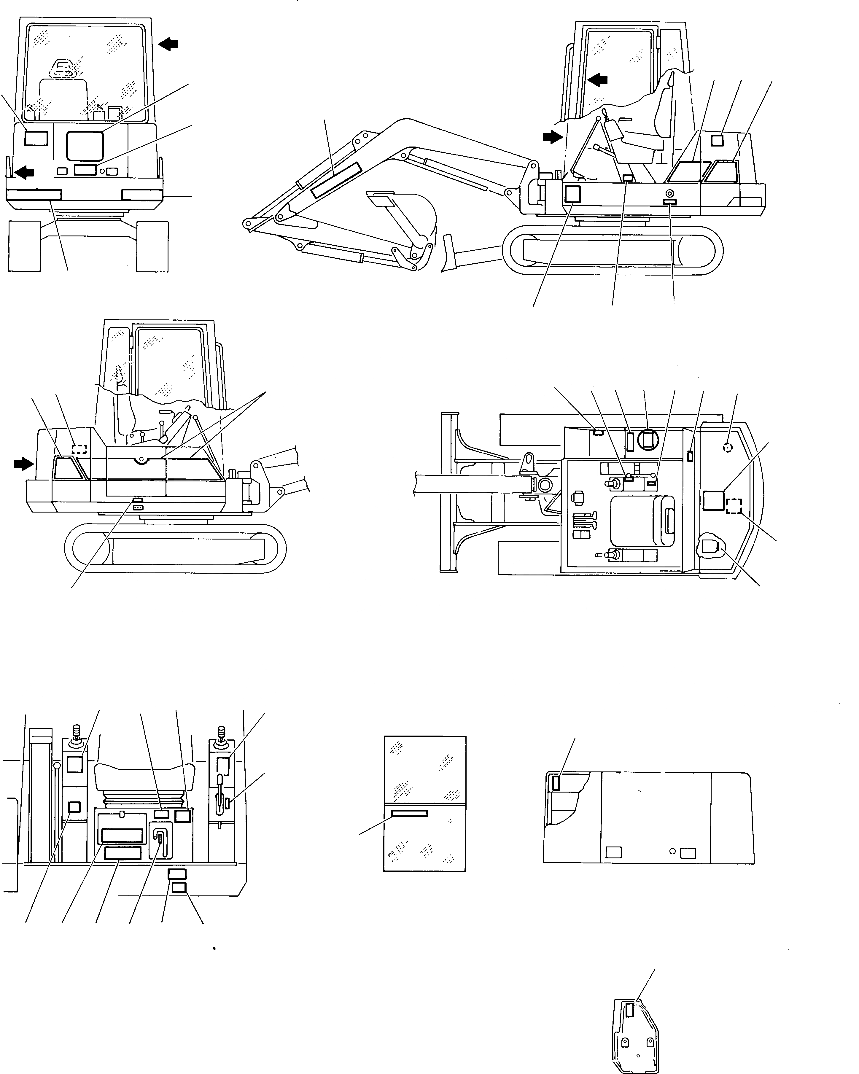 Схема запчастей Komatsu 245 - МАРКИРОВКА (ГЕРМАН.) МАРКИРОВКА