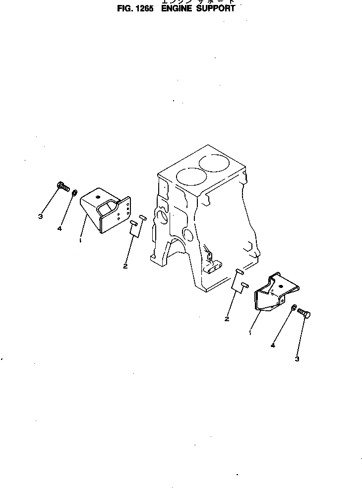 Схема запчастей Komatsu 2D94-2N - - -