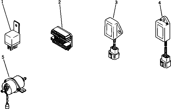 Схема запчастей Komatsu 3D72-2G - БЕЗОПАСН. РЕЛЕ СВЕЧИ ТАЙМЕР(№7-) ЭЛЕКТРИКА