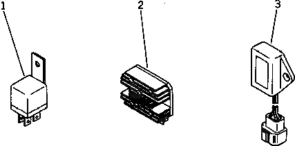 Схема запчастей Komatsu 3D84N-2H - БЕЗОПАСН. РЕЛЕ¤ CURRENT ОГРАНИЧИТЕЛЬ И ПОДАЧА ИНДИКАТОР ЭЛЕКТРИКА