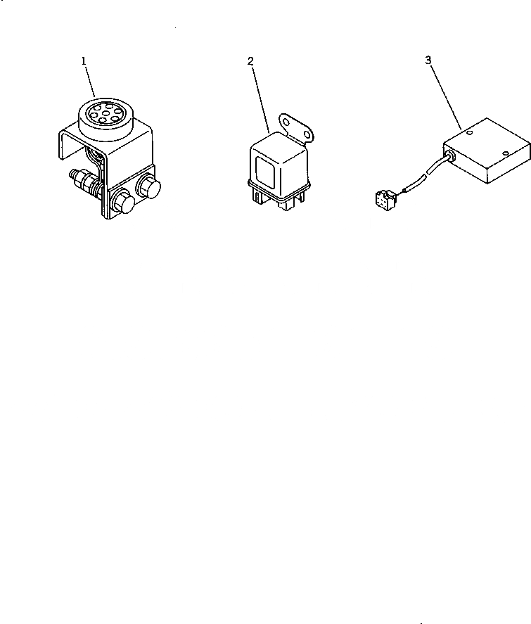 Схема запчастей Komatsu 3D95S-W-1C - СИГНАЛ ОБОГРЕВ-ЛЯ¤ РЕЛЕ¤ ТАЙМЕР ЭЛЕКТРИКА