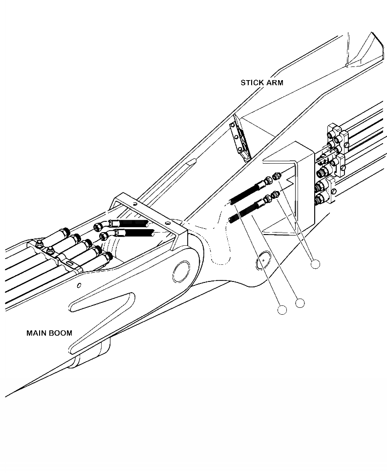 Схема запчастей Komatsu 430FX-1 - T-A ОСНОВН. СТРЕЛА - STICK РУКОЯТЬ ТРУБЫ BAR/DISC SAW FUNCTION РАБОЧЕЕ ОБОРУДОВАНИЕ