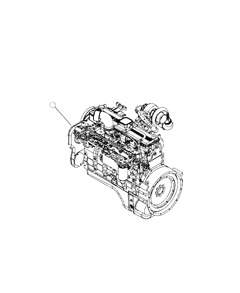 Схема запчастей Komatsu 450FXL-1 - A9-AA ДВИГАТЕЛЬ ASSEMBLY ДВИГАТЕЛЬ