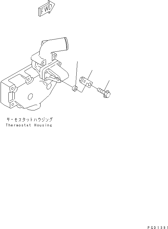 Схема запчастей Komatsu 4D102E-1B-1 - ГЕНЕРАТОР ЭЛЕКТРОПРОВОДКА СУППОРТ(№8-) ДВИГАТЕЛЬ