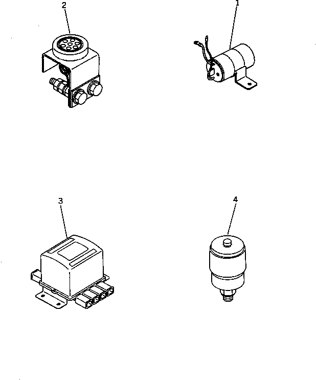 Схема запчастей Komatsu 4D94-2P - СТАРТЕР РЕЛЕ И SIGNAL ОХЛАЖД-Е И ЭЛЕКТРИКАS