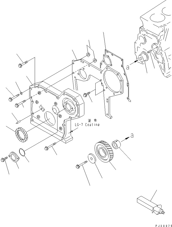 Схема запчастей Komatsu 4D95L-1K - - -