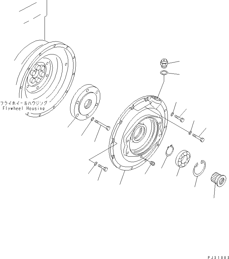 Схема запчастей Komatsu 4D95L-1K - - -