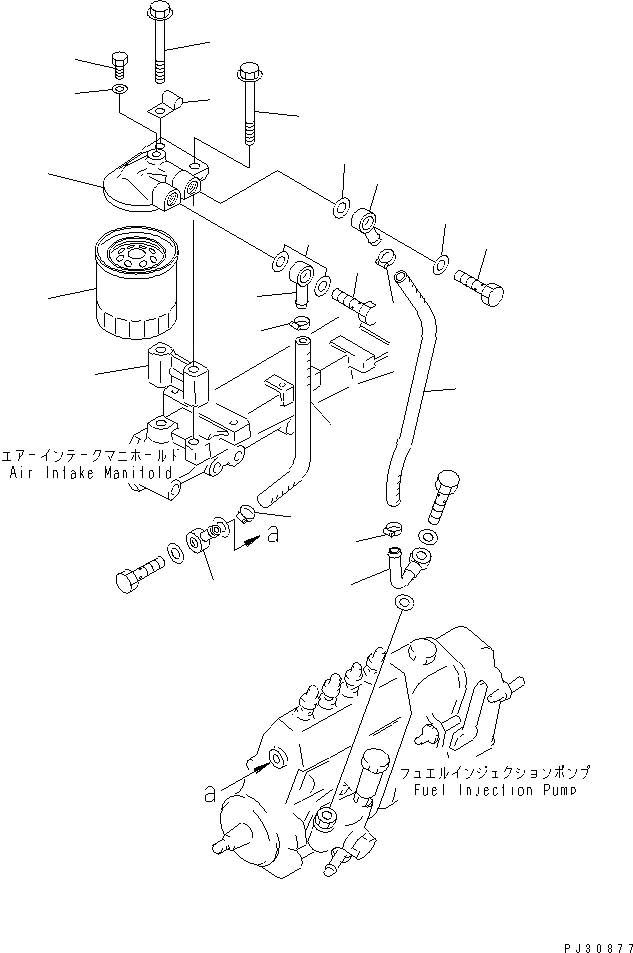 Схема запчастей Komatsu 4D95L-1K - - -