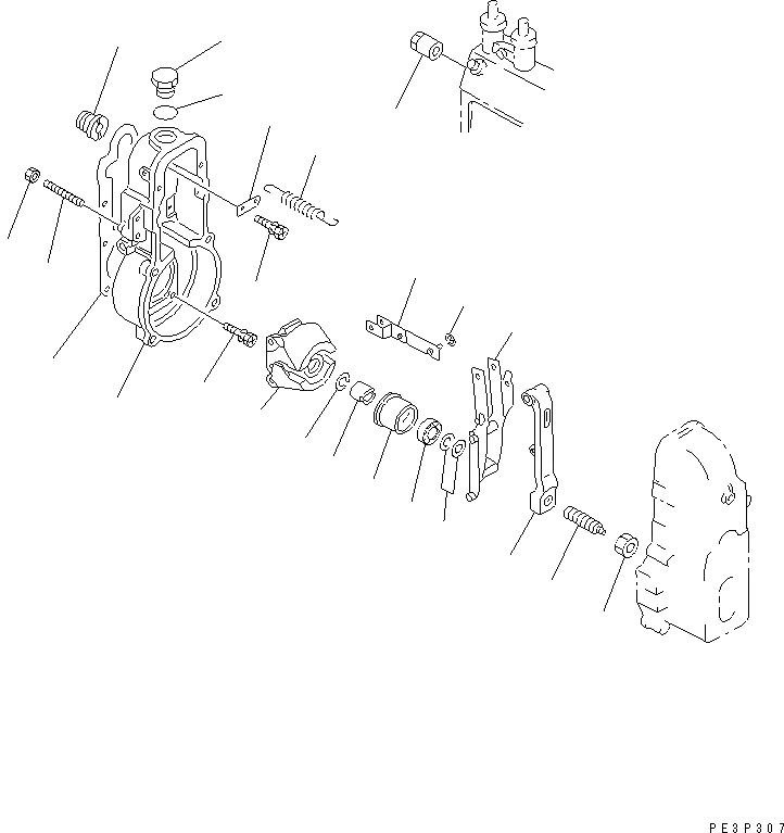 Схема запчастей Komatsu 4D95L-1K - - -