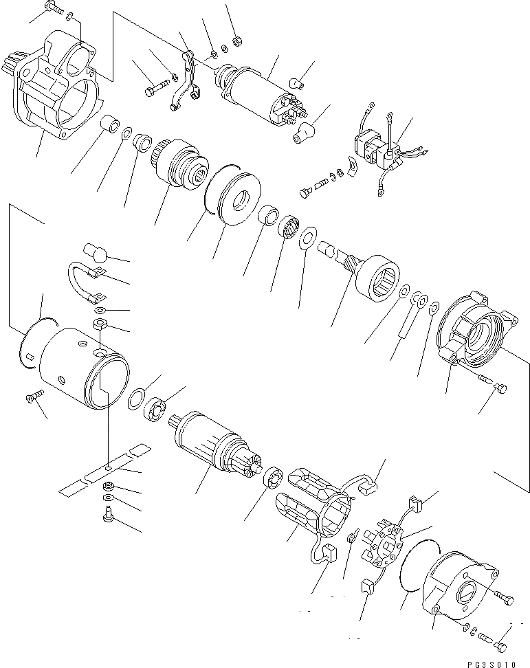 Схема запчастей Komatsu 4D95L-1K - - -