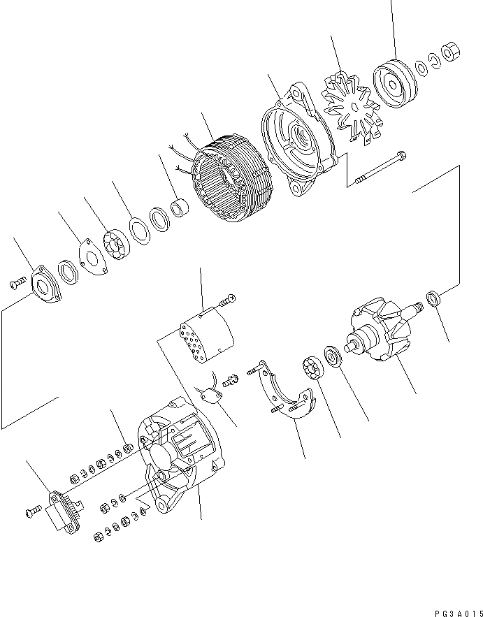 Схема запчастей Komatsu 4D95L-1Z - - -