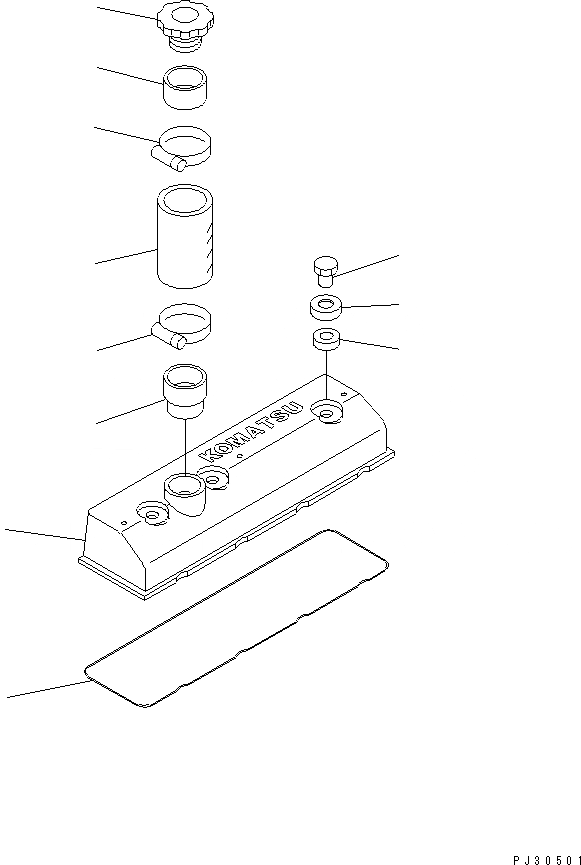 Схема запчастей Komatsu 4D95L-W-1B - ГОЛОВКА ЦИЛИНДРОВ COVER ГОЛОВКА ЦИЛИНДРОВ