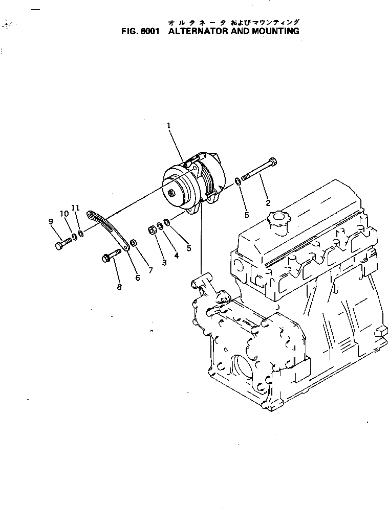 Схема запчастей Komatsu 4D95L-W-1A - - -