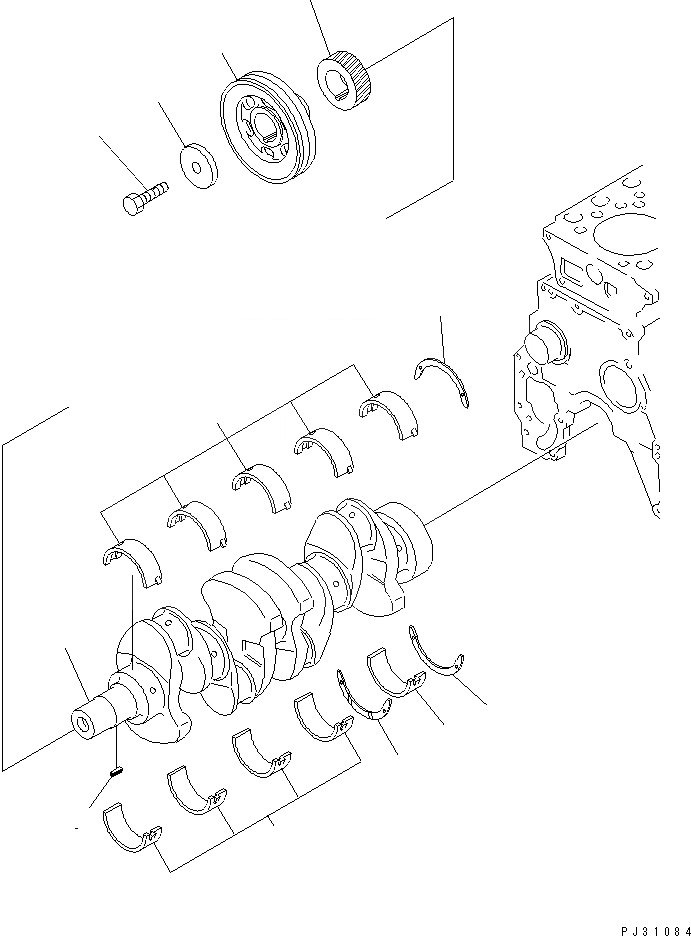 Схема запчастей Komatsu 4D95S-W-1D - - -