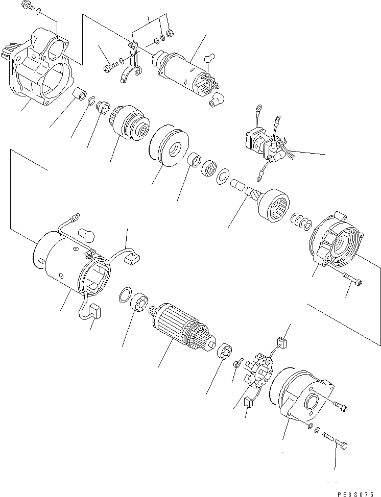 Схема запчастей Komatsu 4D95S-W-1D - - -