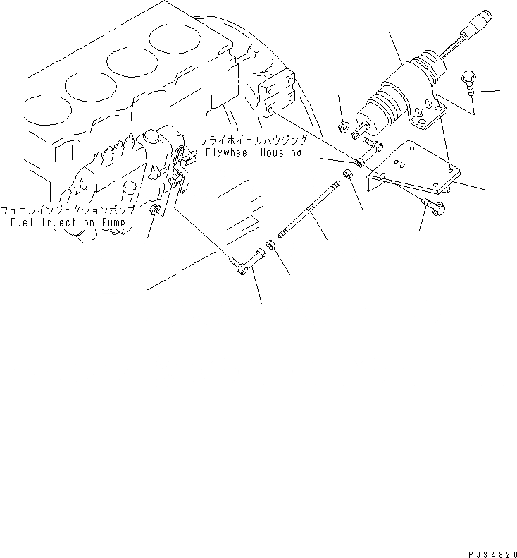 Схема запчастей Komatsu 4D95S-W-1E - - -