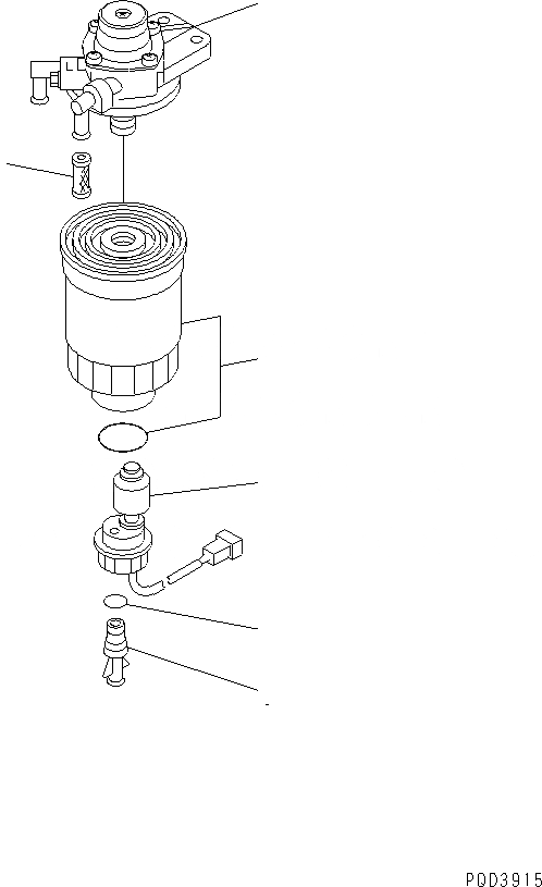 Схема запчастей Komatsu 4D98E-1A-TR - ТОПЛИВН. ФИЛЬТР. (ДЛЯ ПЛОХ. ТОПЛИВА) (ВНУТР. ЧАСТИ) ДВИГАТЕЛЬ