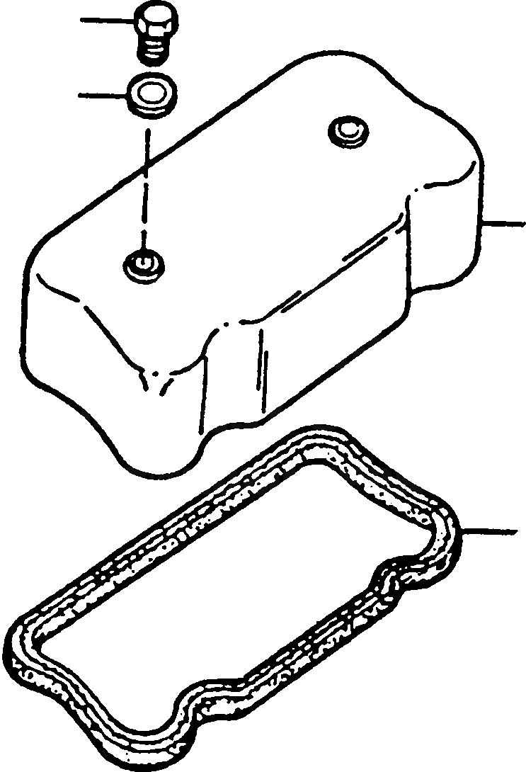 Схема запчастей Komatsu 50E - ГОЛОВКА ЦИЛИНДРОВ COVER, ATTACHING ЧАСТИ ДВИГАТЕЛЬ, АКСЕССУАРЫ И ЭЛЕКТРИЧ. СИСТЕМА