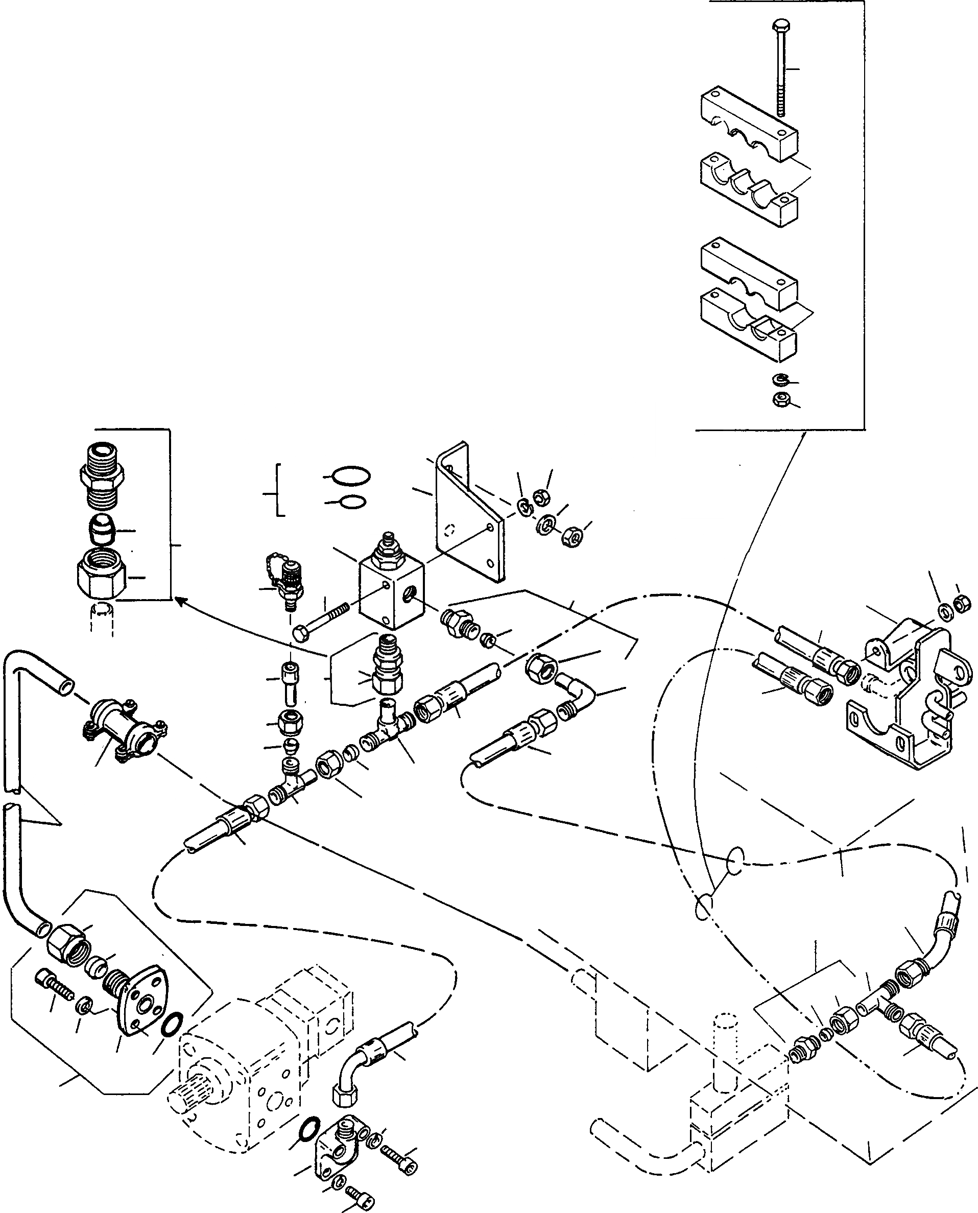 Схема запчастей Komatsu 50E - PRESSURE LIMITING КЛАПАН ГИДРАВЛИКА