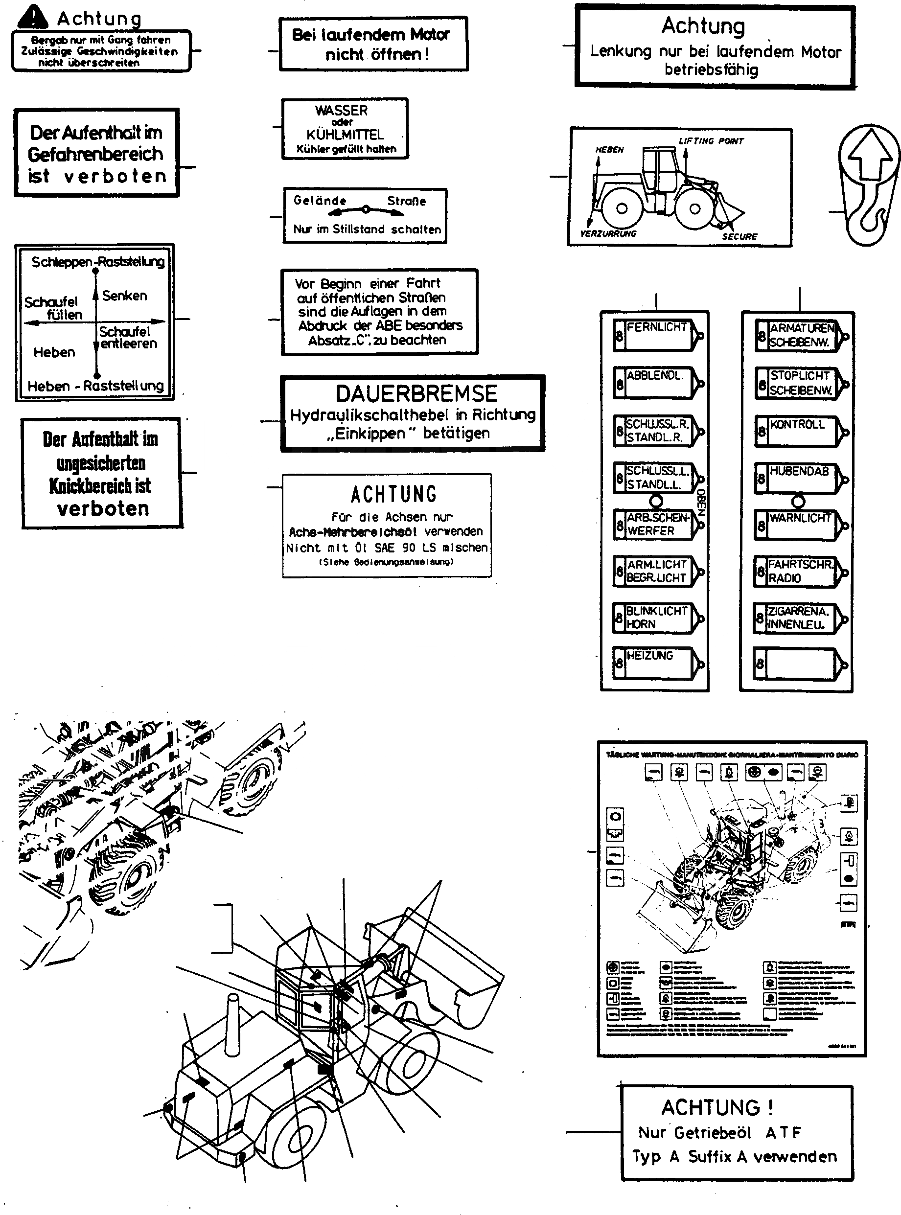 Схема запчастей Komatsu 55C - ТАБЛИЧКИS, ПОРТУГАЛ. ШАССИ И SUPERSTRUCTURE