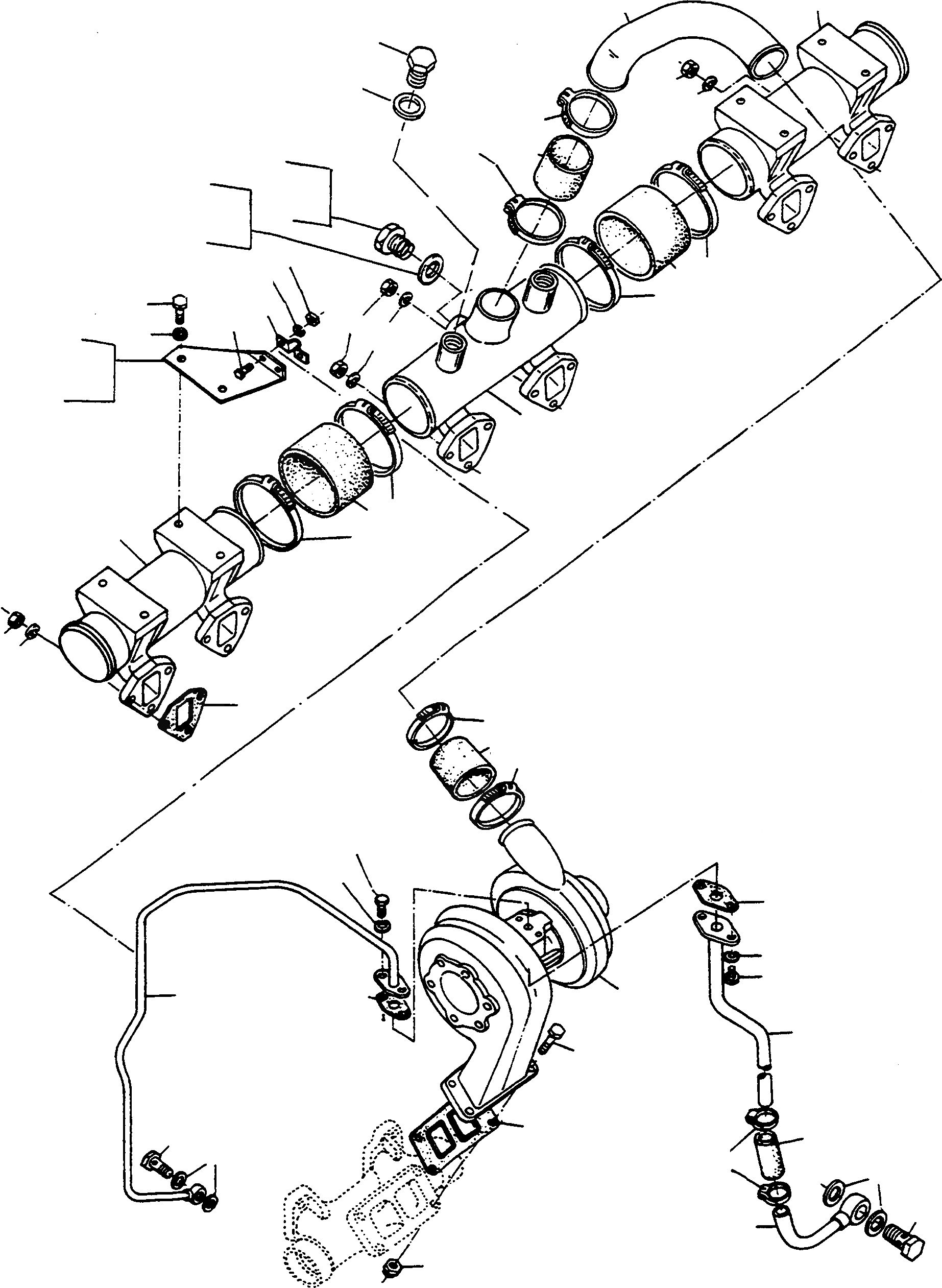 Схема запчастей Komatsu 66C - INTAKE КОЛЛЕКТОР, ТУРБОНАГНЕТАТЕЛЬ ДВИГАТЕЛЬ, АКСЕССУАРЫ И ЭЛЕКТРИЧ. СИСТЕМА