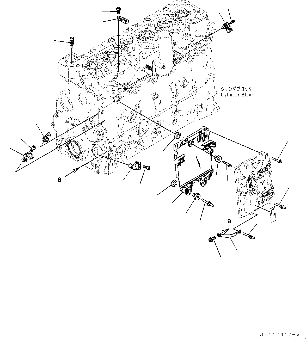 Схема запчастей Komatsu SAA6D107E-2 - УПРАВЛ-Е ДВИГАТЕЛЕМ MODULE УПРАВЛ-Е ДВИГАТЕЛЕМ MODULE