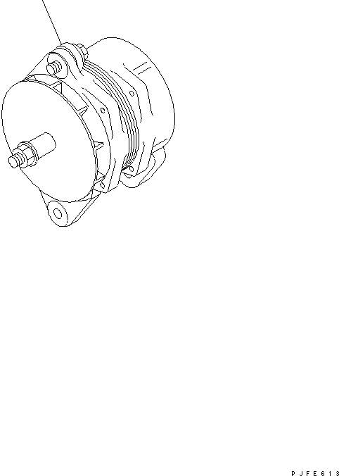 Схема запчастей Komatsu 6CT8.3-1CG-F - ГЕНЕРАТОР ДВИГАТЕЛЬ