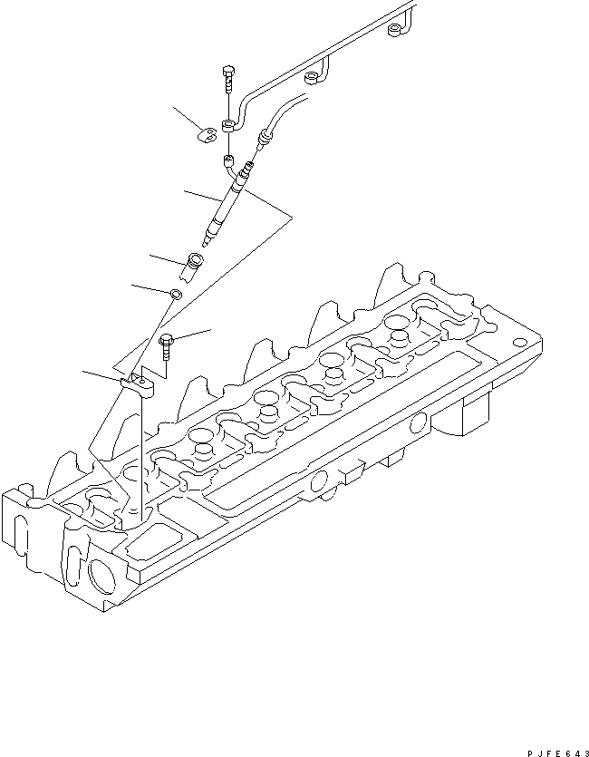 Схема запчастей Komatsu 6CT8.3-1CG-F - ТОПЛИВН. ВПРЫСК ДВИГАТЕЛЬ