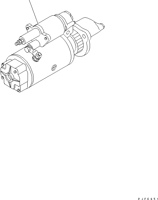 Схема запчастей Komatsu 6CT8.3-1CG-F - СТАРТЕР ДВИГАТЕЛЬ