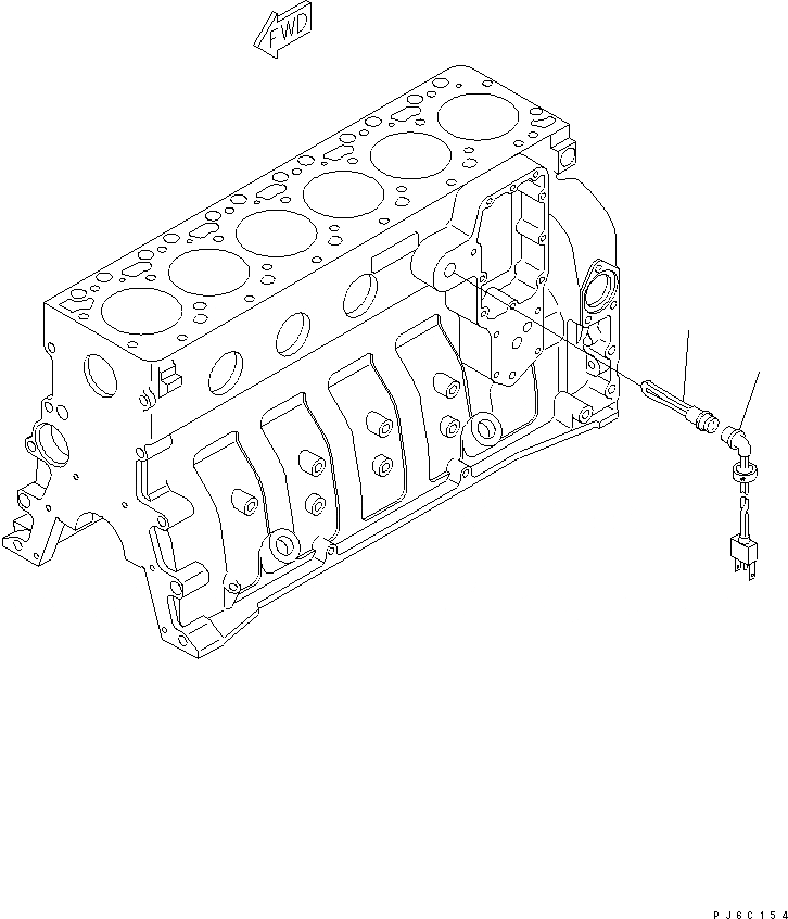 Схема запчастей Komatsu 6D102E-1F-C1 - ПОДОГРЕВАТЕЛЬ ХЛАДАГЕНТА ДВИГАТЕЛЬ