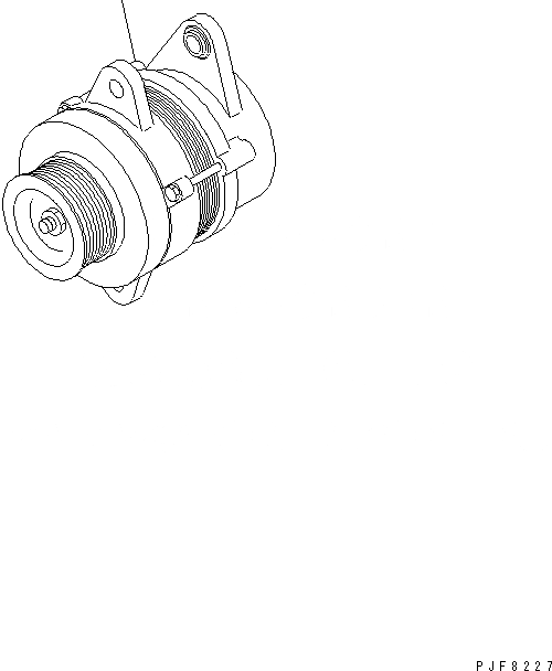 Схема запчастей Komatsu 6D102E-1F-C1 - ГЕНЕРАТОР (A) (DUST ЗАЩИТА)(№8-9) ДВИГАТЕЛЬ