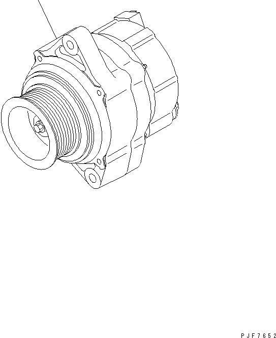 Схема запчастей Komatsu 6D102E-1F-C1 - ГЕНЕРАТОР (A)(№89-) ДВИГАТЕЛЬ