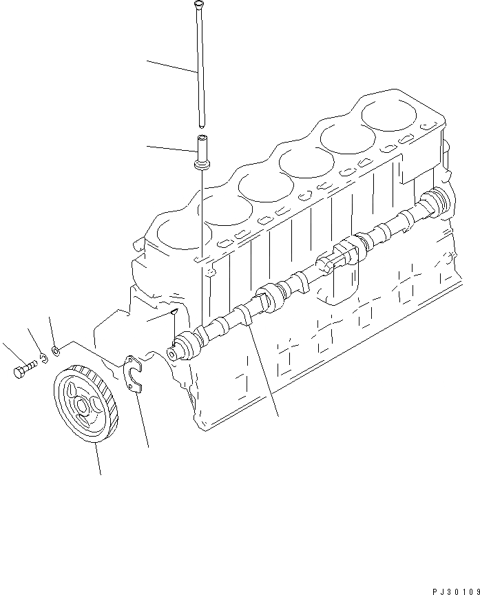 Схема запчастей Komatsu 6D105-1BB - - -