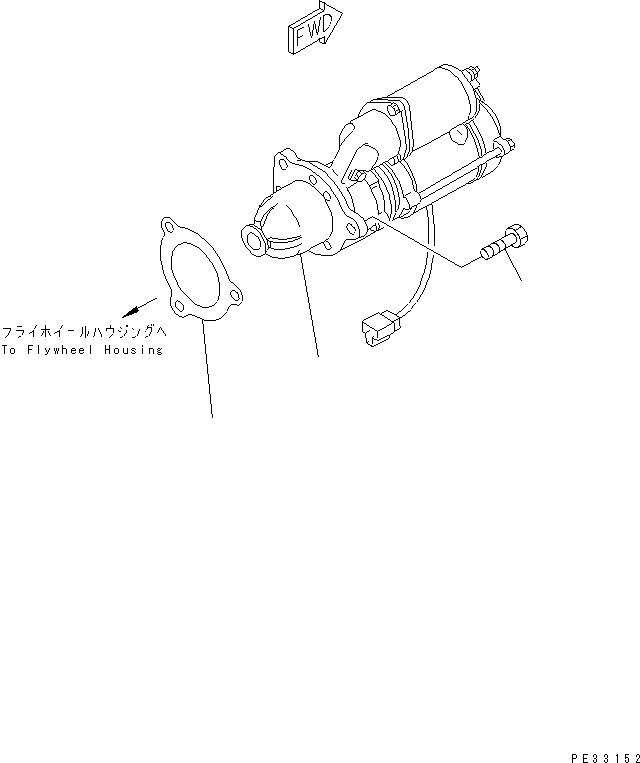 Схема запчастей Komatsu 6D125-1E - - -