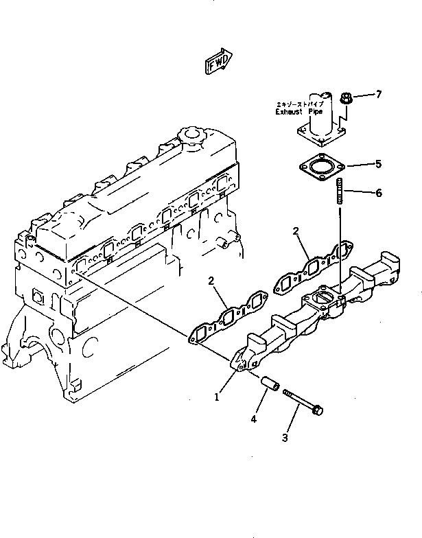 Схема запчастей Komatsu 6D95L-1U - - -