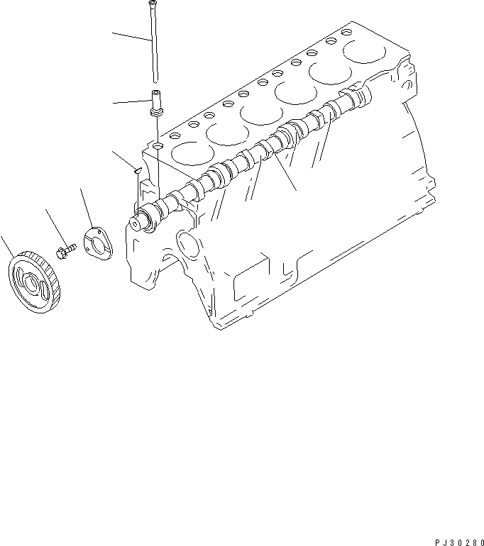 Схема запчастей Komatsu 6D95L-1U - - -