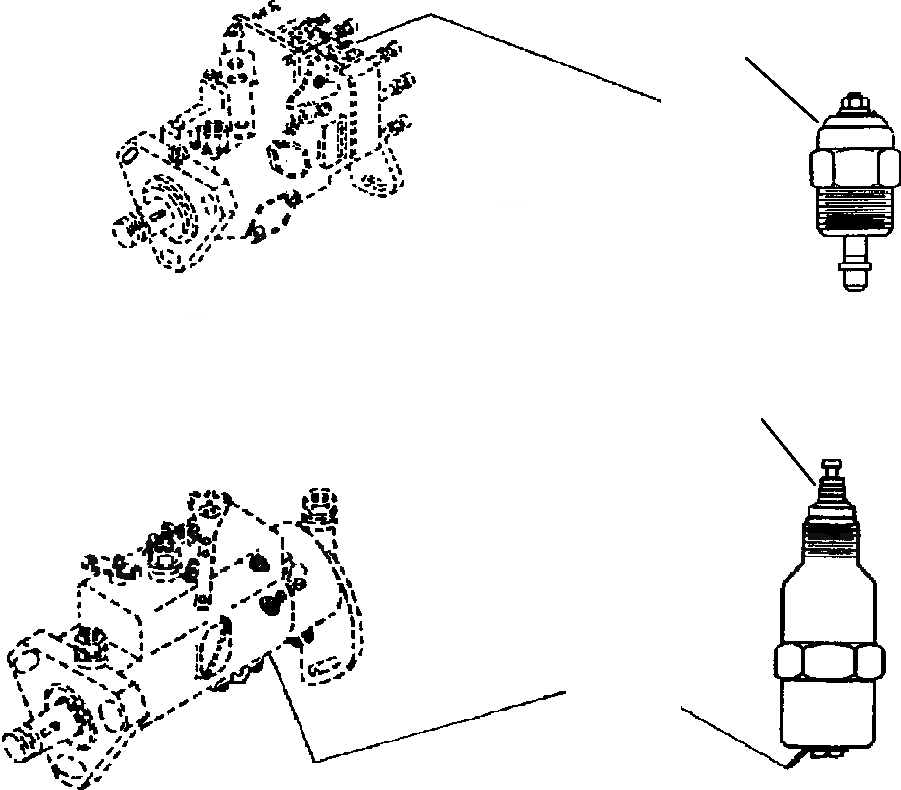 Схема запчастей Komatsu D32E-1 - ТОПЛИВН. ОТСЕКАЮЩ. КЛАПАН POWER