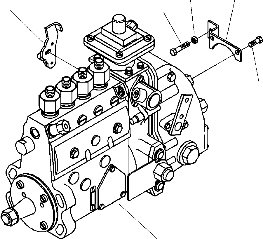 Схема запчастей Komatsu D32E-1A - FIG. A-AA ТОПЛИВН. НАСОС ДВИГАТЕЛЬ