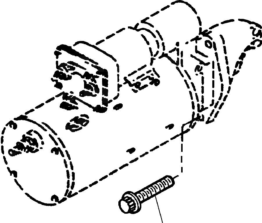 Схема запчастей Komatsu D32E-1A - FIG. A-AA STARTER КРЕПЛЕНИЕ ДВИГАТЕЛЬ