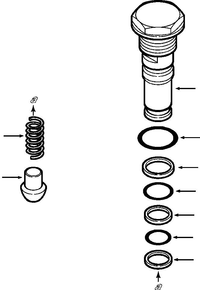 Схема запчастей Komatsu D32E-1A - FIG. H-9A ПОГРУЗ. КОНТРОЛЬ КЛАПАН ГИДРАВЛИКА