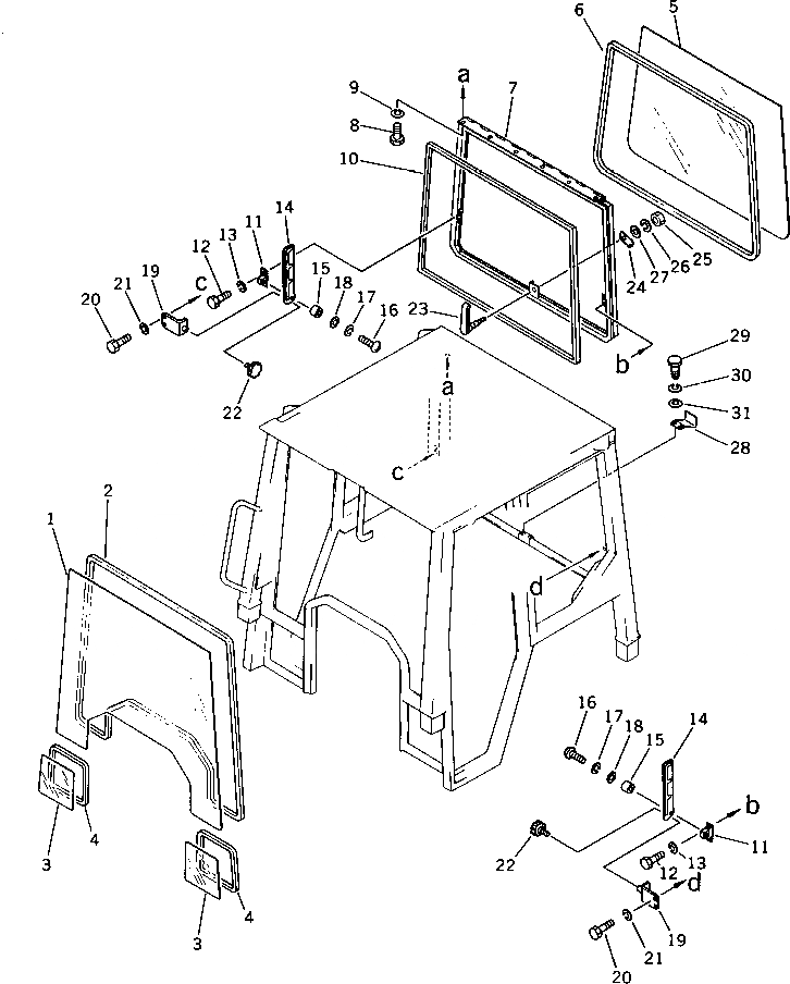 Схема запчастей Komatsu D37P-5A - КАБИНА ROPS (ПЕРЕДН. И ЗАДН. ОКНА) (/)              (REGULATION OF ЕС DYNAMIC NOISE) КАБИНА ОПЕРАТОРА И СИСТЕМА УПРАВЛЕНИЯ